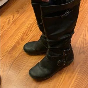 Girls combat boots size 4M